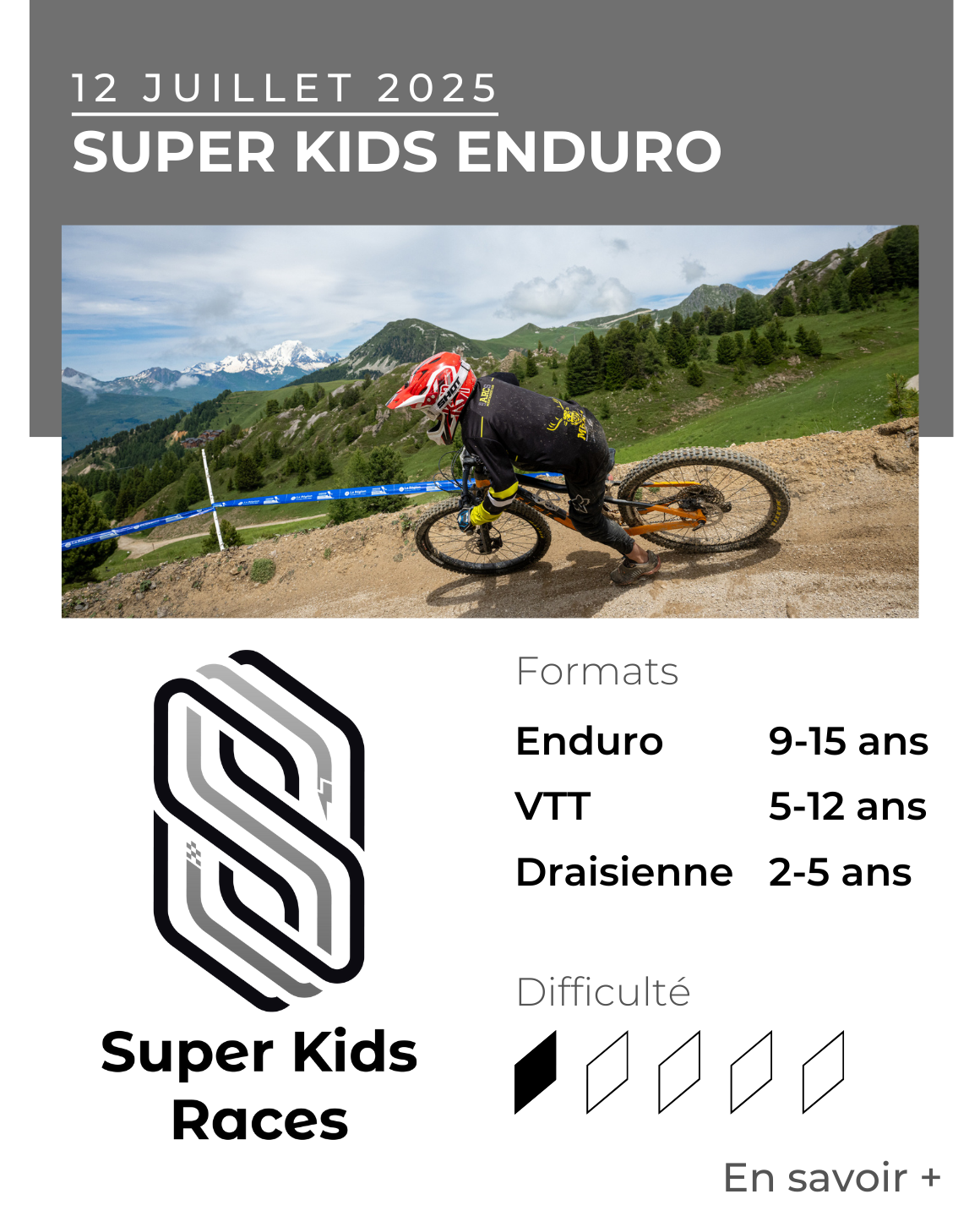 SUPER KIDS RACES  - Juillet 2024 - Savoie 